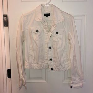 New Look white jean jacket size M